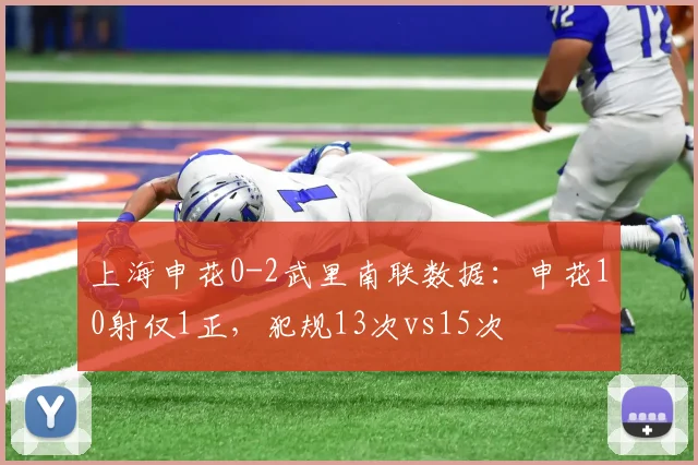 上海申花0-2武里南联数据：申花10射仅1正，犯规13次vs15次